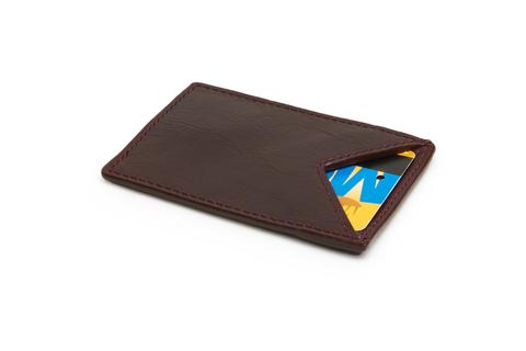 leather business card holder