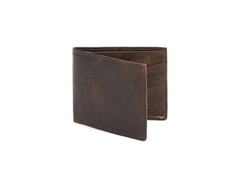 mens leather bifold wallet