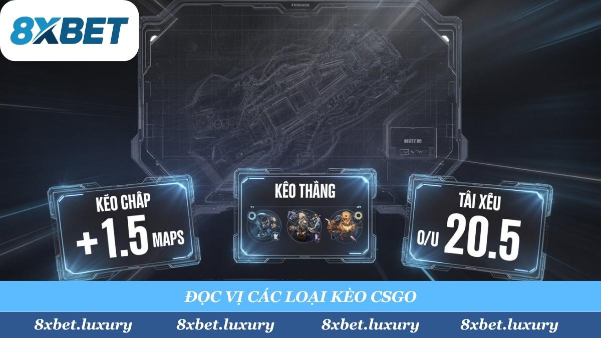 Đừng "sấy" bừa! "Check map" và "đọc vị" các loại kèo CSGO: Kèo Chấp (Handicap), Kèo Thắng (Winner), và Kèo Tài Xỉu (Total Rounds) để nắm chắc phần thắng.