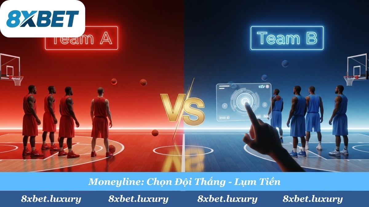 Kèo Moneyline: Đơn giản là chọn người chiến thắng. Bạn chọn Đỏ hay Xanh?