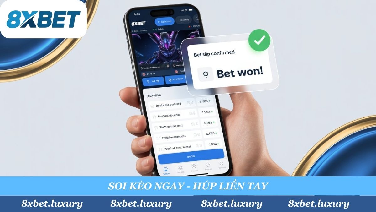 Từ soi kèo đến "húp" tiền nhà cái chỉ trong vài nốt nhạc. Trải nghiệm cá cược LOL mượt mà, rút tiền thần tốc chỉ có tại 8xbet.