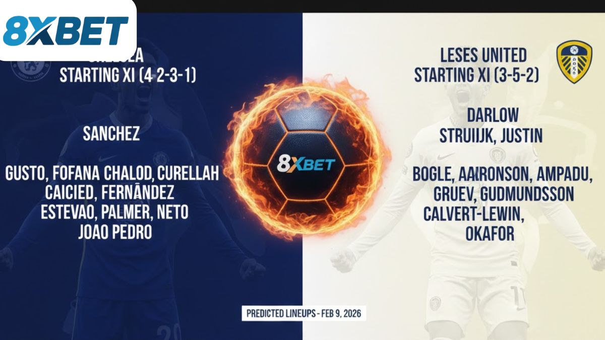 đội hình dự kiến Chelsea vs Leeds